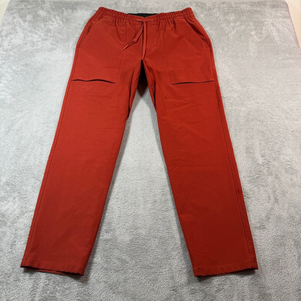 Lululemon Bowline Pant 30" Utilitech Mens Large Aztec Brick ABC Tapered